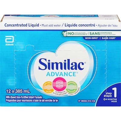 Similac Advance With Omega-3 & Omega-6 (Case) 12x385.0 ml, $1.51/100ml