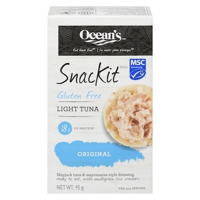 Ocean's Halo Snack Kit Light Tuna  103 g, $3.67/100g