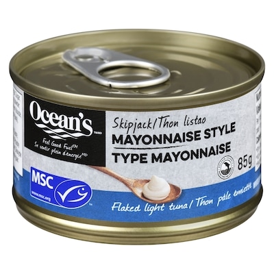 Ocean's Halo Thon pâle émietté mayonnaise Ocean 85 g, 2,35 $/100g