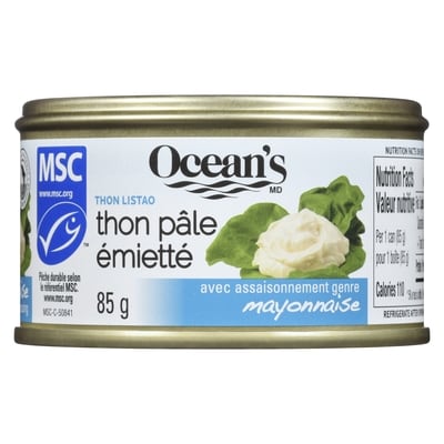 Thon pâle émietté mayonnaise Ocean