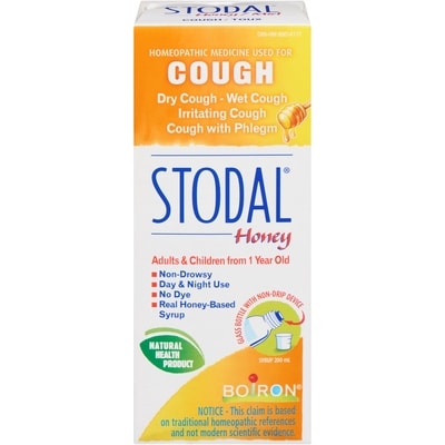Boiron Stodal Honey For Dry Or Wet Cough 200 ml, $7.50/100ml