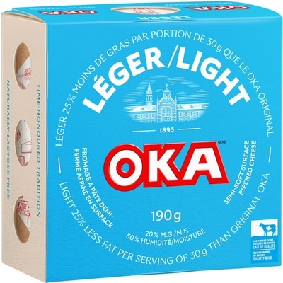 Oka Fromage léger 190 g, 3,68 $/100g
