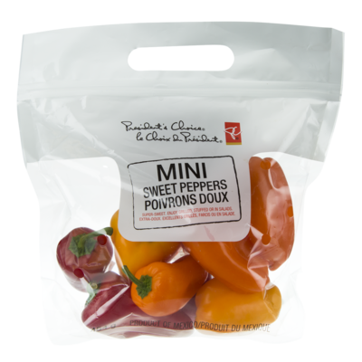 President's Choice Mini Sweet Peppers 454 g, $1.10/100g