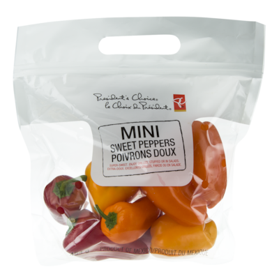 le Choix du Président Mini Poivrons Doux 454 g, 1,10 $/100g