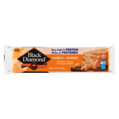 Black Diamond Marble Cheese, Light 400 g, $1.87/100g