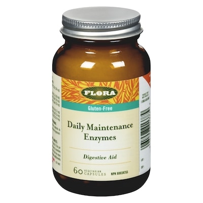 Flora Daily Maintenance Digestive Enzyme 60 ea, $0.30/1ea