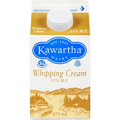 Kawartha Whipping Cream, 35% 473 ml, $1.05/100ml
