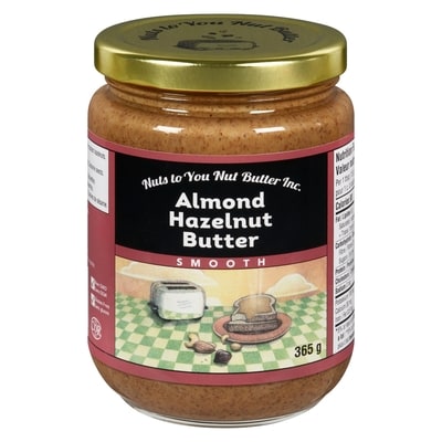 Nuts to You Almond Hazelnut Butter 365 g, $3.70/100g