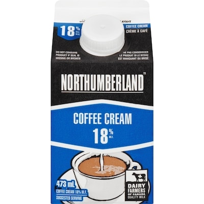 Northumberland 18% Coffee Cream 473 ml, $0.52/100ml