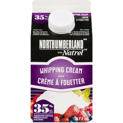 Northumberland Crème à fouetter 35% 473 ml, 0,78 $/100ml