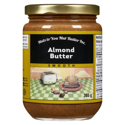 Nuts to You Almond Butter, Smooth 365 g, $3.70/100g