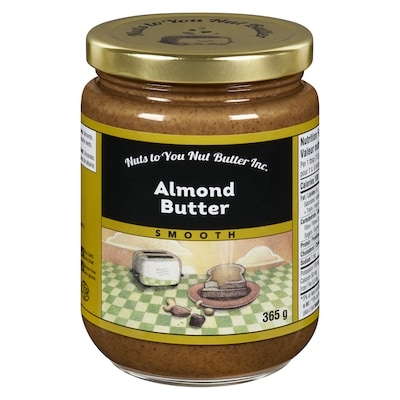 Nuts to You Almond Butter, Smooth 365 g, $3.70/100g
