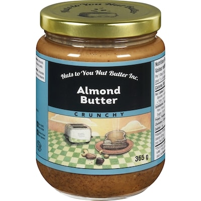 Nuts to You Almond Butter, Crunchy 365 g, $3.83/100g