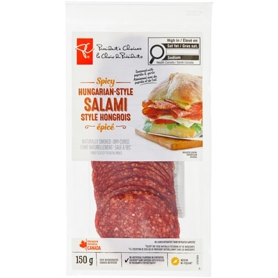 le Choix du Président Tranches de salami de style hongrois épicé 150 g, 5,33 $/100g