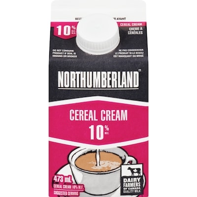 Northumberland 10% Cereal Cream 473 ml, $0.42/100ml