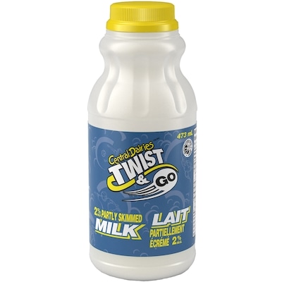 Central Dairies 2% Milk 473 ml, $0.56/100ml