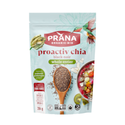 Prana ProactivChia biologiques noires entières 284 g, 2,82 $/100g