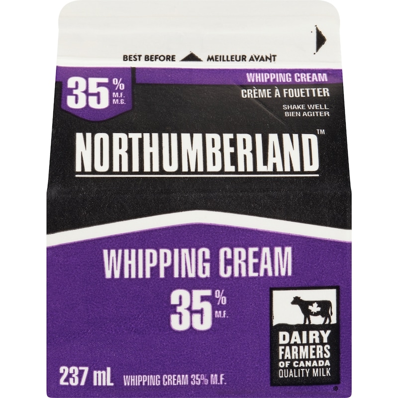 Northumberland Whipping Cream 35% M.F. - 237 ml | Atlantic Superstore