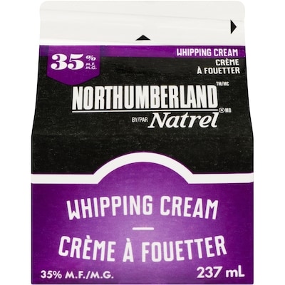 Northumberland Natrel Northumberland Crème à Fouetter 35% M.G. 237 ml, 0,78 $/100ml