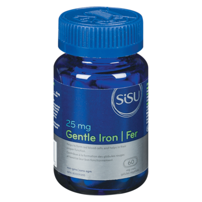 Sisu Capsules de fer doux 60 ea, 0,18 $/1ch