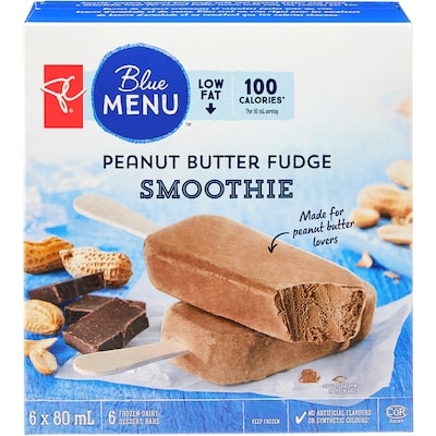 Peanut Butter Fudge Smoothie Frozen Bars
