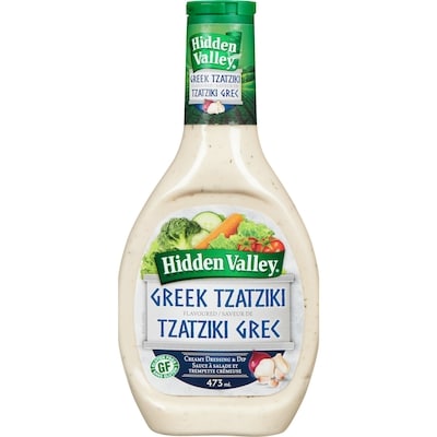 Hidden Valley Greek Tzatziki Salad Dressing & Topping, Gluten Free 473 ml, $1.27/100ml