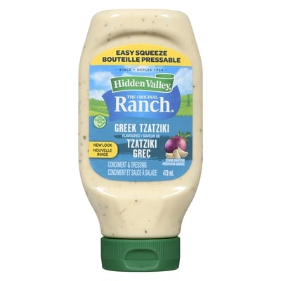 Hidden Valley Greek Tzatziki Salad Dressing & Topping, Gluten Free 473 ml, $1.27/100ml