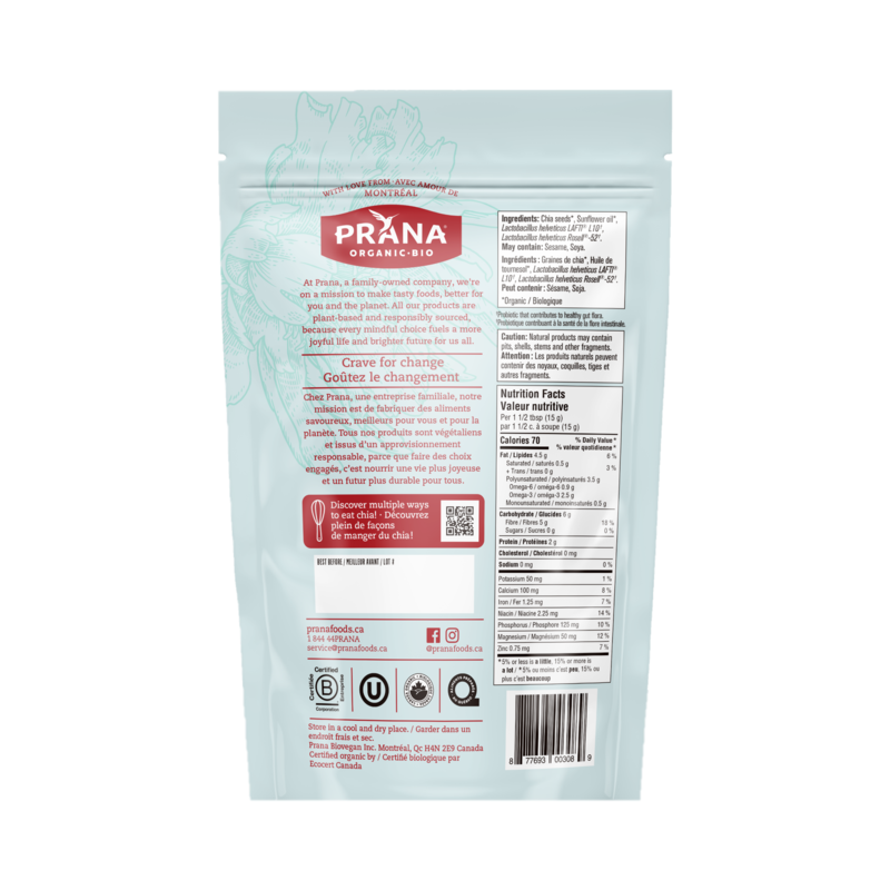 Organic ProactivChia Ground Black