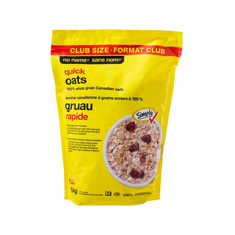 Quick 100% Whole Grain Oats Club Size