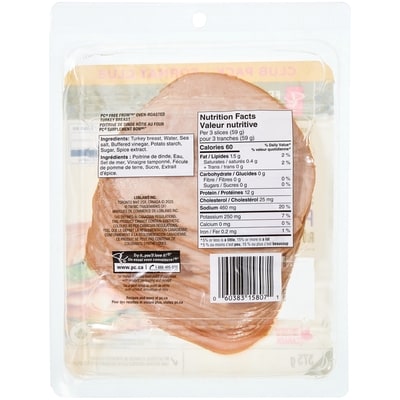 Free From Oven-Roasted Turkey Breast Slices Club Pack