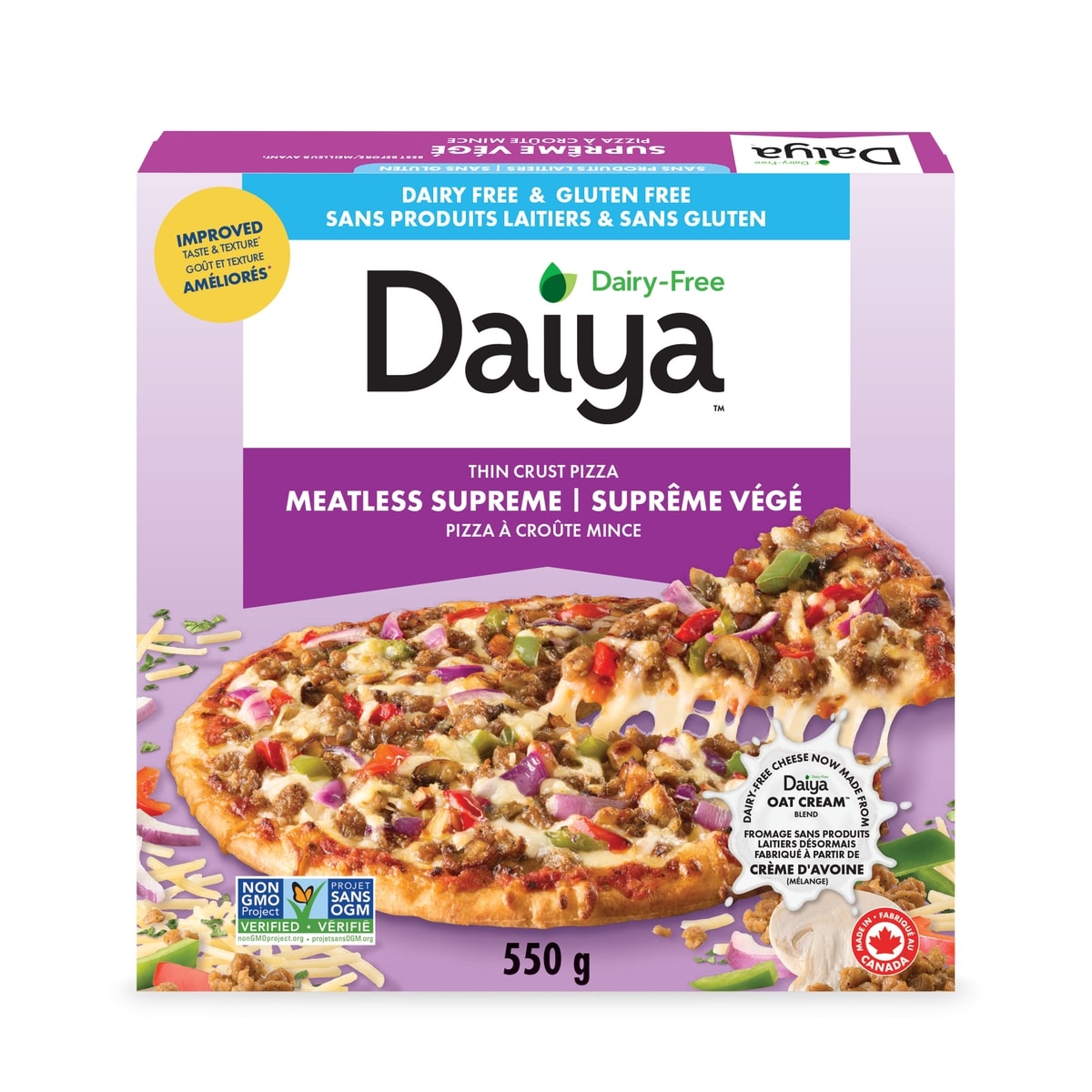 Daiya Dairy Free Gluten Free Supreme Pizza