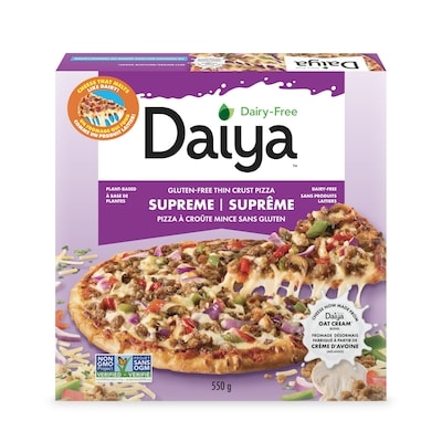 Daiya Pizza suprême sans produits laitiers 550 g, 1,82 $/100g