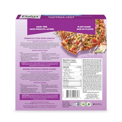 Pizza suprême sans viande ni produits laitiers