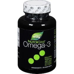 Omega 3 EPA and DHA Liquid Gels 60 count, Fresh Mint