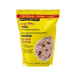 No Name Large Flake 100% Whole Grain Oats Club Size 2.25 kg, $0.29/100g
