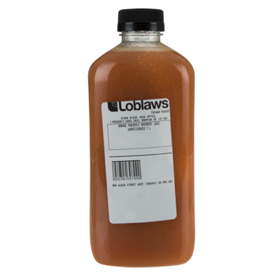 null Jus orange, ananas et framboise 1 l, 1,10 $/100ml