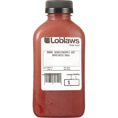 null Mélange de baies 500 ml, 1,20 $/100ml