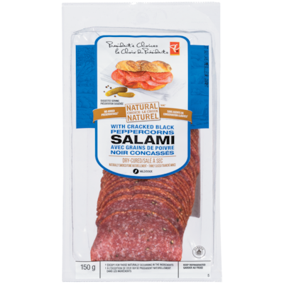 President's Choice Salami 150 g, $5.66/100g