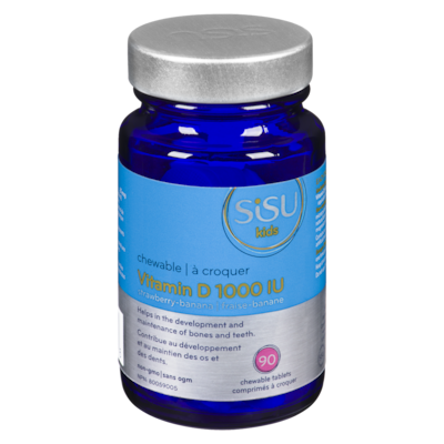 Sisu Vitamine D pour enfants 90 ea, 0,11 $/1ch