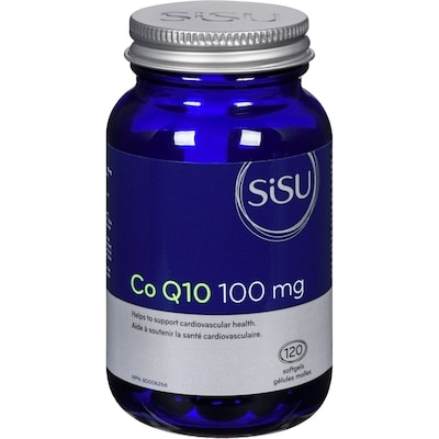 Sisu Gélules molles Coenzyme Q10 (Co Q10) 120 ea, 0,35 $/1ch