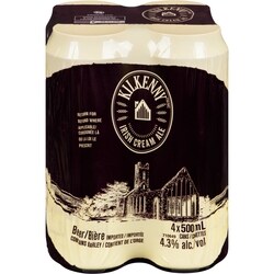 Kilkenny Irish Cream Ale (Pièce d’identité requise au moment du ramassage) 4x500.0 ml, 0,80 $/100ml