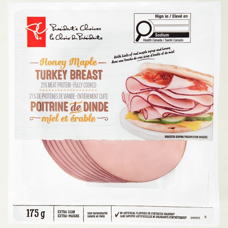Honey Maple Turkey Breast Slices