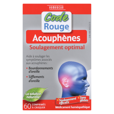 Homeocan Hom Code Rouge Acouphenes 60 ea, $0.28/1ea