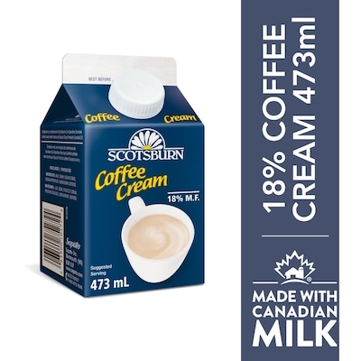 Scotsburn 18% Coffee Cream 473 ml, $0.70/100ml