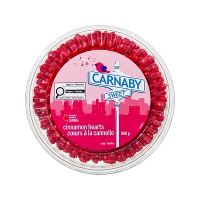 Carnaby Sweet Cinnamon Hearts 500 g, $1.00/100g
