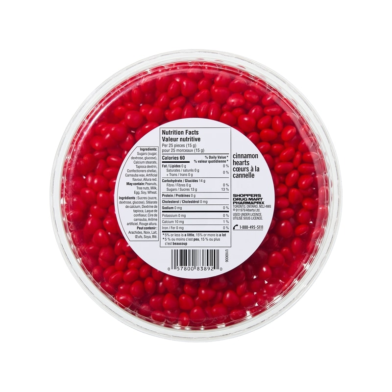 Cinnamon Hearts Candy