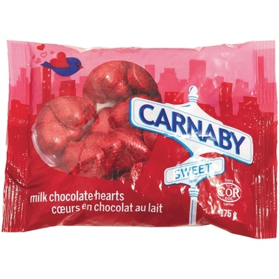 Carnaby Sweet Cœurs au chocolat au lait  175 g, 2,86 $/100g