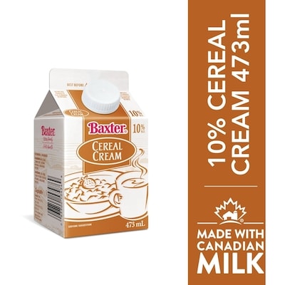 Baxter 10% Cereal Cream 473 ml, $0.42/100ml