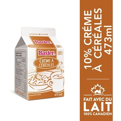 Baxter Crème à Céréales 10 % 473 ml, 0,42 $/100ml