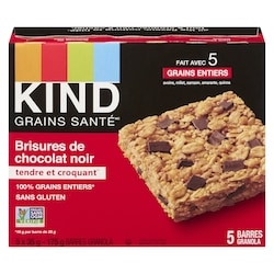 Kind Barre Healthy GrainsMC Morceaux de chocolat noir 35 g, 14,29 $/100g